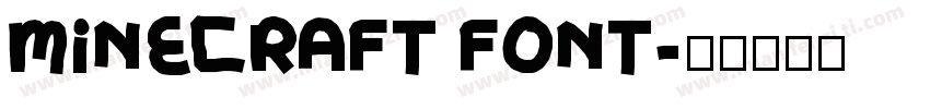 Minecraft font字体转换